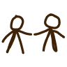 Logo: Two people holding hands